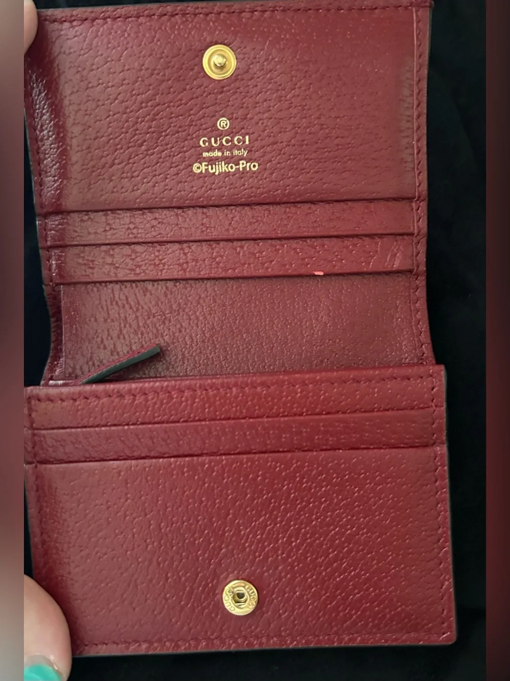Gucci x Doraemon Card Case Wallet
